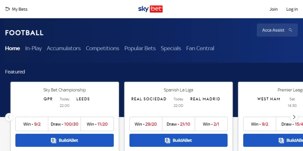 skybet football